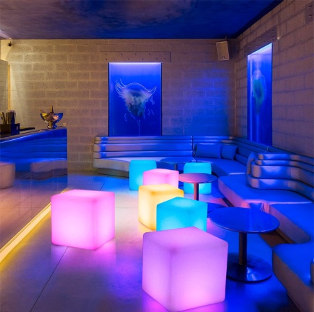 Светильник Куб 15 питание от сети 220В, RGB